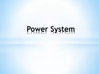 power system