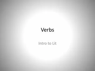 Verbs