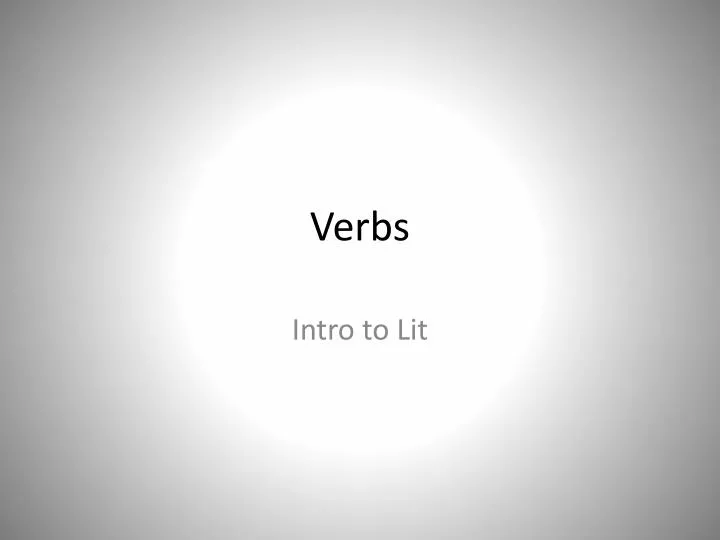 verbs