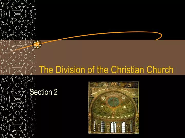 the division of the christian church