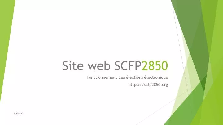 site web scfp 2850