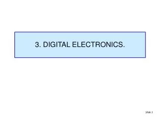 3. DIGITAL ELECTRONICS.