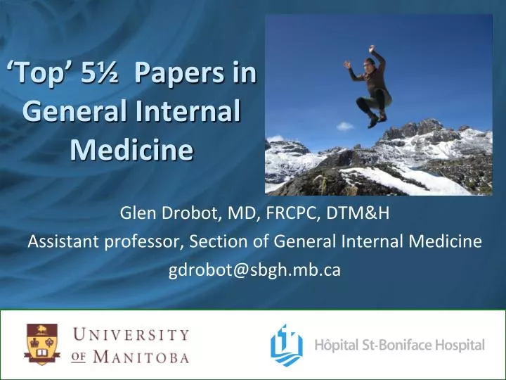 top 5 papers in general internal medicine