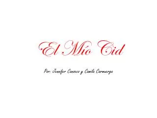 el m o cid