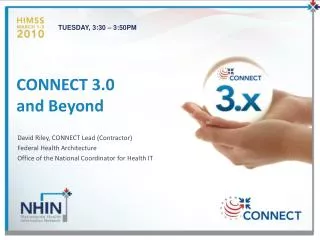 CONNECT 3.0 and Beyond