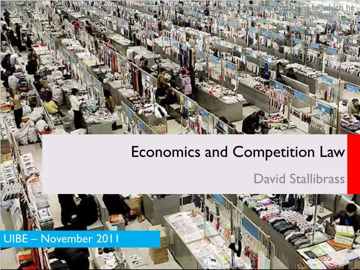 economics and competition law