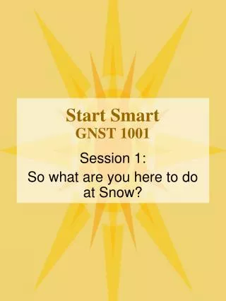 Start Smart GNST 1001