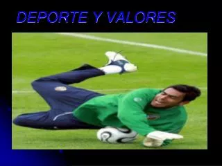 deporte y valores