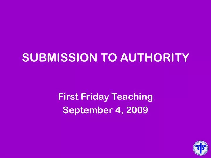 submission to authority