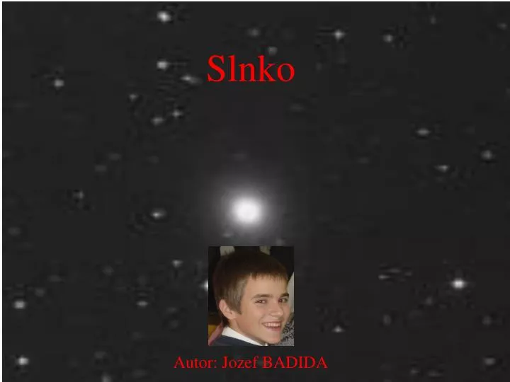 slnko autor jozef badida