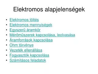 elektromos alapjelens gek
