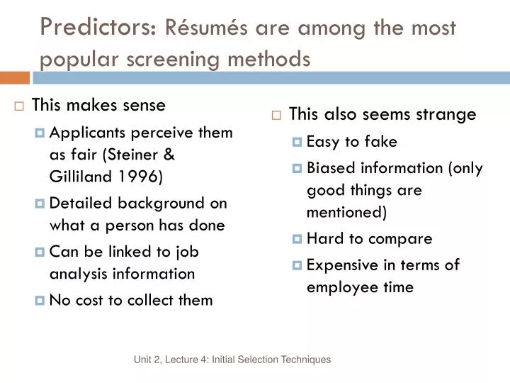 predictors r sum s are among the most popular screening methods