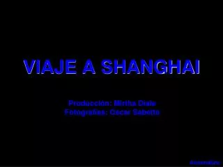 viaje a shanghai