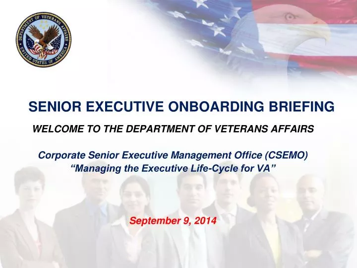 senior executive onboarding briefing