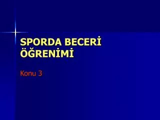 sporda becer ren m