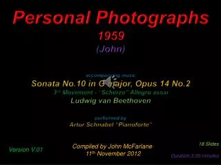 Personal Photographs 1959 (John)