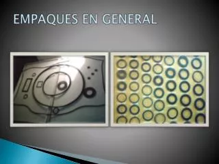 empaques en general