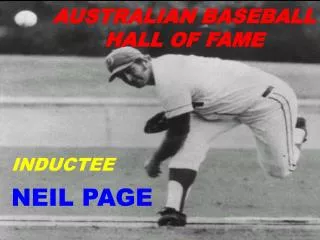 AUSTRALIAN BASEBALL HALL OF FAME