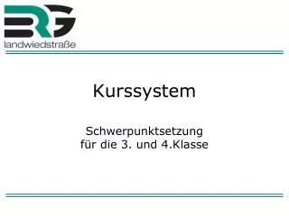 kurssystem
