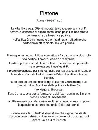 platone atene 428 347 a c