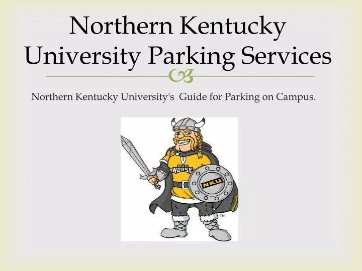 northern k entucky university parking services