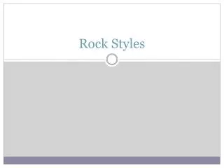 Rock Styles