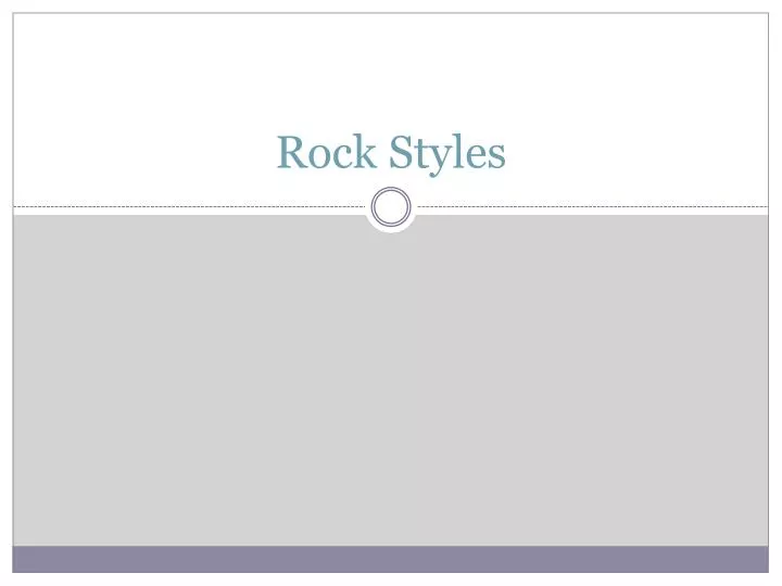 rock styles