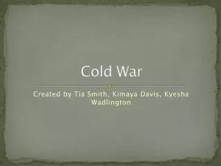 Cold War