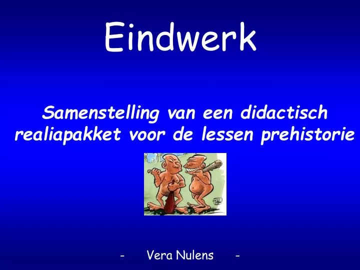 eindwerk