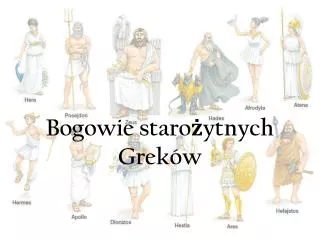 bogowie staro ytnych grek w