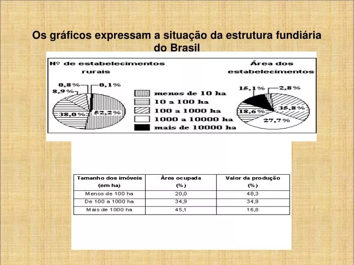 os gr ficos expressam a situa o da estrutura fundi ria do brasil