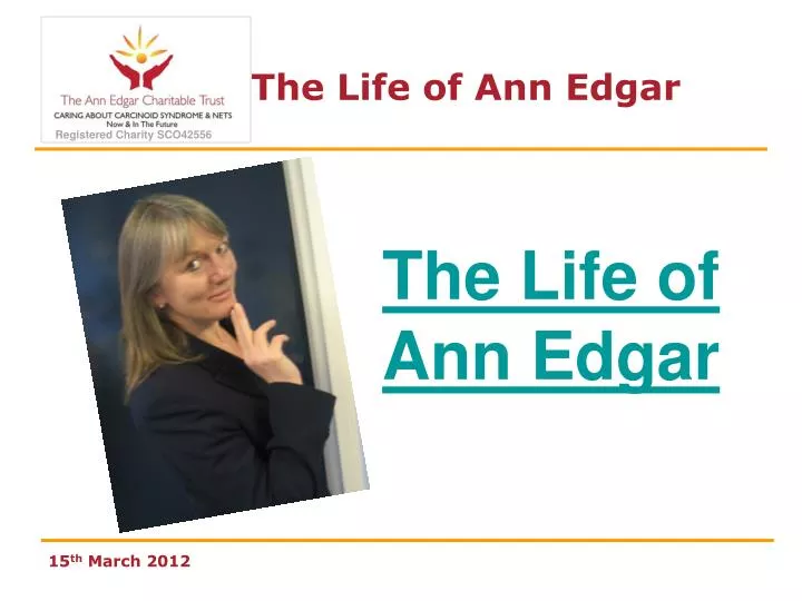 the life of ann edgar