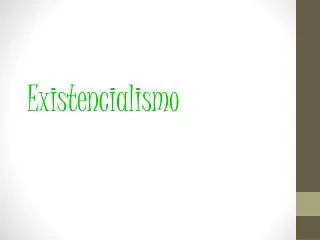 existencialismo