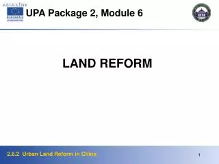 UPA Package 2, Module 6