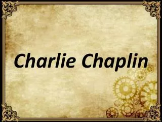 charlie chaplin