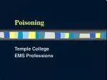 Poisoning - slide 1