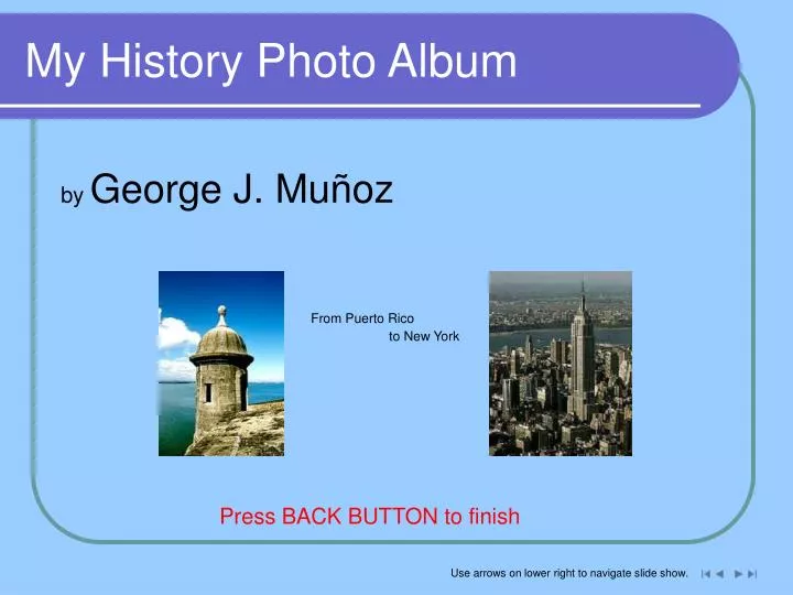 my history photo album