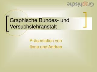 graphische bundes und versuchslehranstalt
