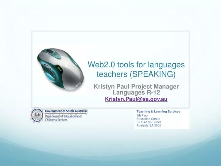 web2 0 tools for languages teachers speaking