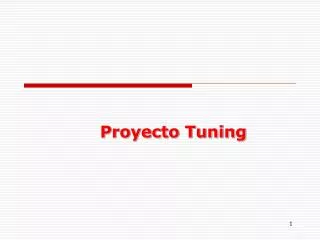 proyecto tuning