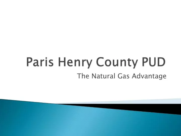 the natural gas advantage