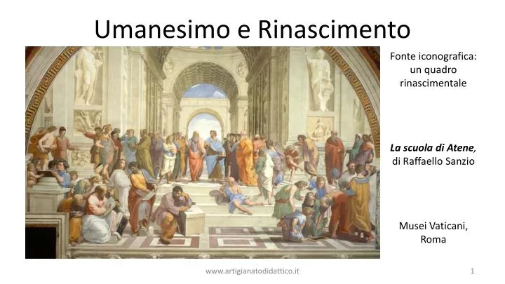 umanesimo e rinascimento