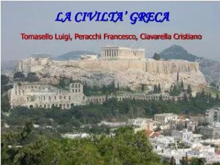 la civilta greca