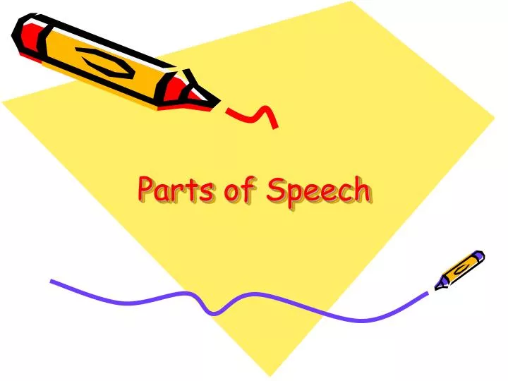 parts of speech