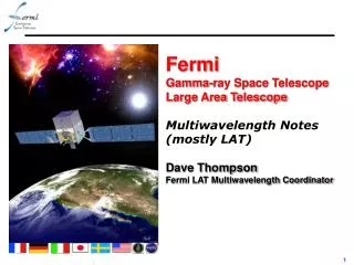 Fermi Gamma-ray Space Telescope Large Area Telescope Multiwavelength Notes (mostly LAT)