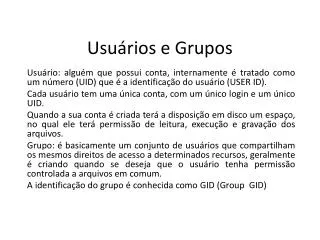 usu rios e grupos
