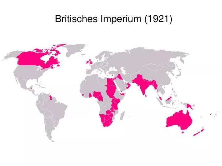 britisches imperium 1921