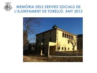 mem ria dels serveis socials de l ajuntament de torell any 2012