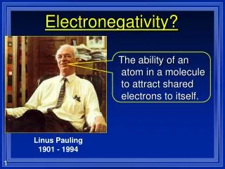 Electronegativity?