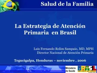 PPT - La Renovación de la Atención Primaria de Salud en las Américas ...